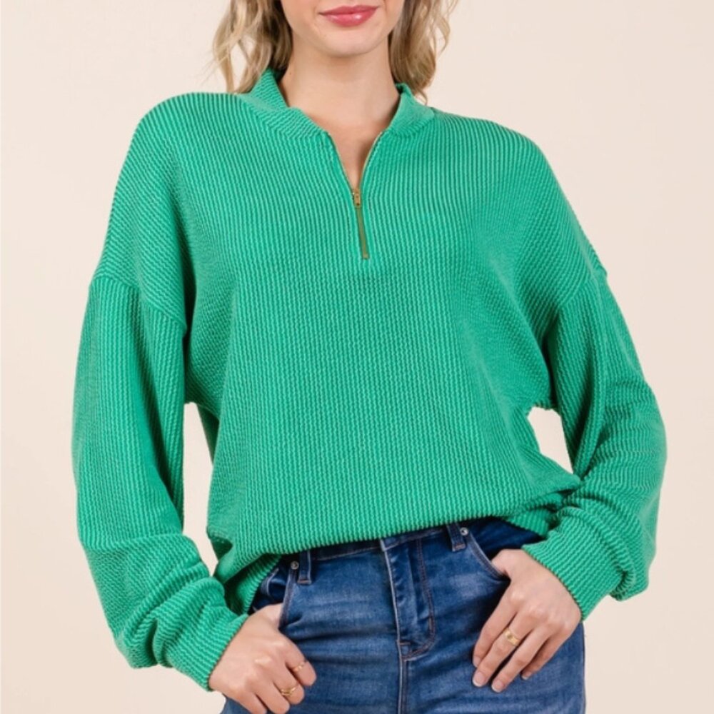 Comfy Rib Sweatshirt - Picture 3 of 7